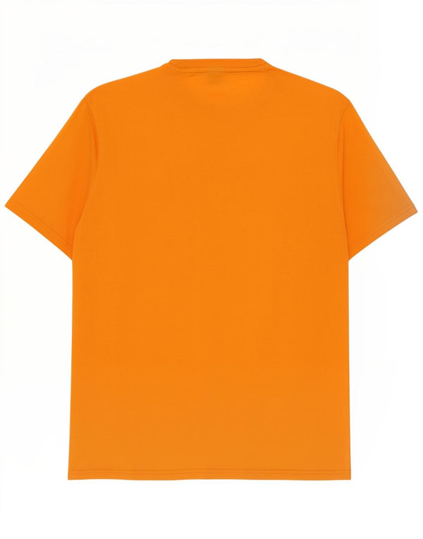 Champion Herre Grafisk T-Shirt Top 2XL Orange Bomuld