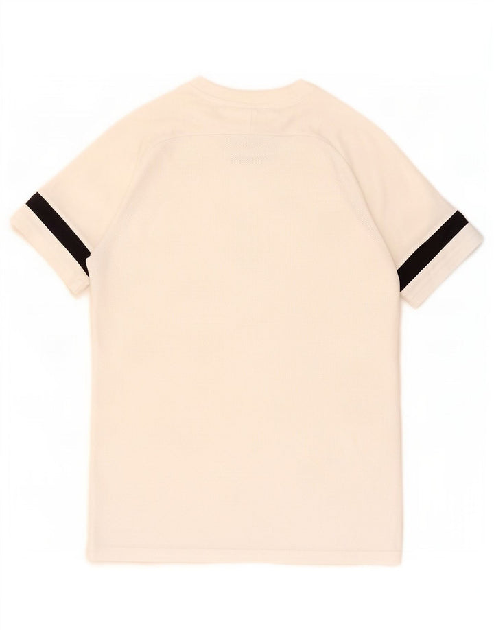 Nike Herre Dri Fit T-Shirt Top Lille Hvid