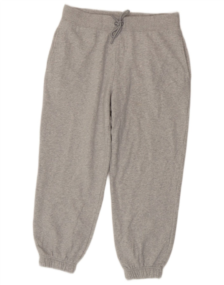Marks & Spencer Womens Crop træningsdragt Bukser Joggers UK 14 Large Grå