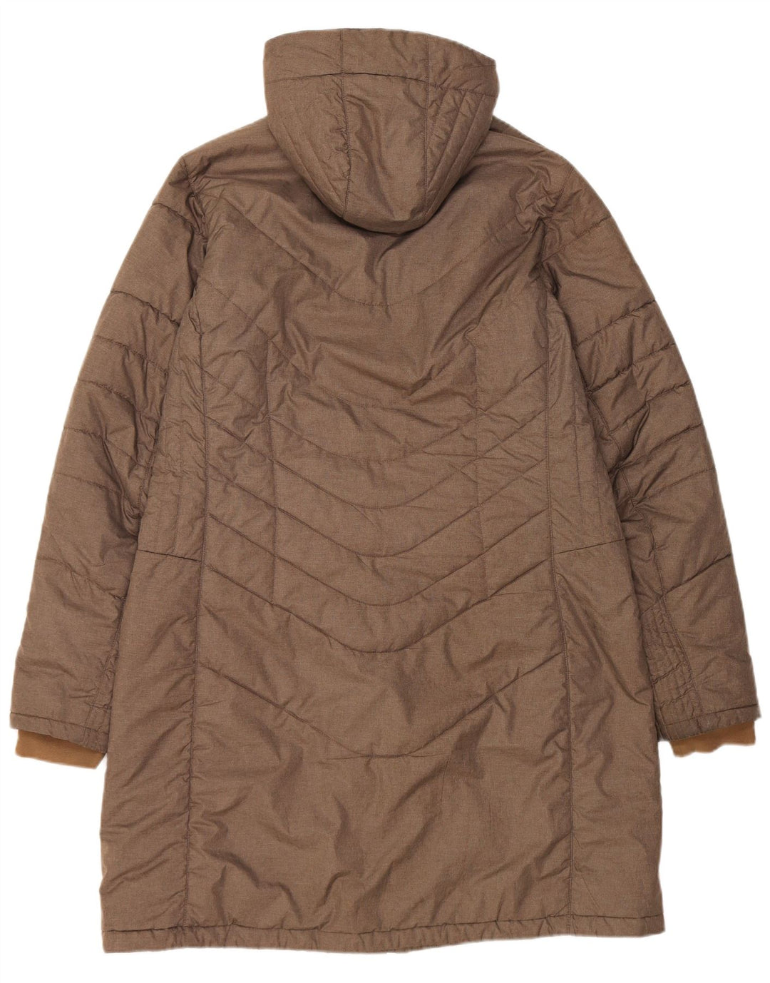 Jack Wolfskin Dame Hætte Polstret Frakke UK 18/20 XL Beige Polyester