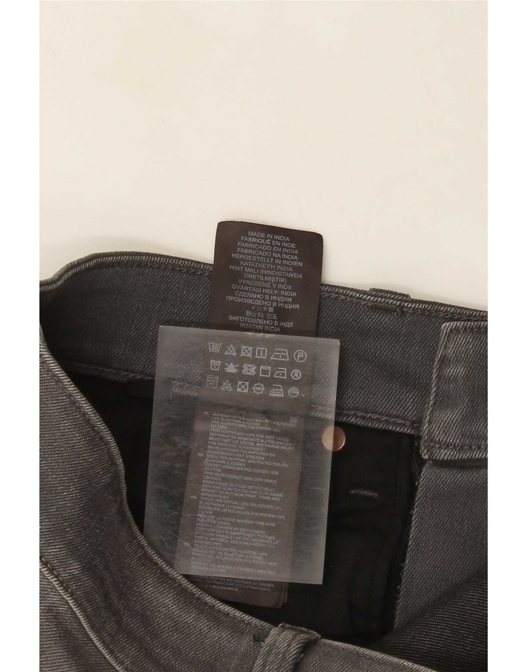 G-Star Herre Revend Distressed Super Slim Jeans W32 L32 Grå Bomuld