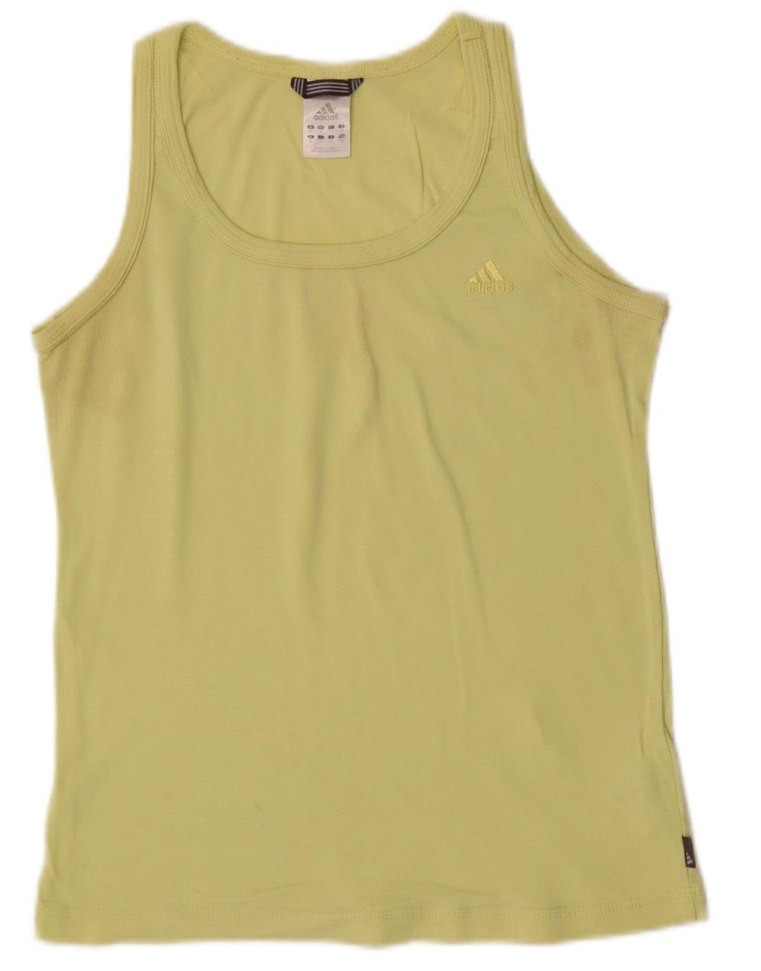 ADIDAS Damevest Top UK 14 Medium Grøn Bomuld