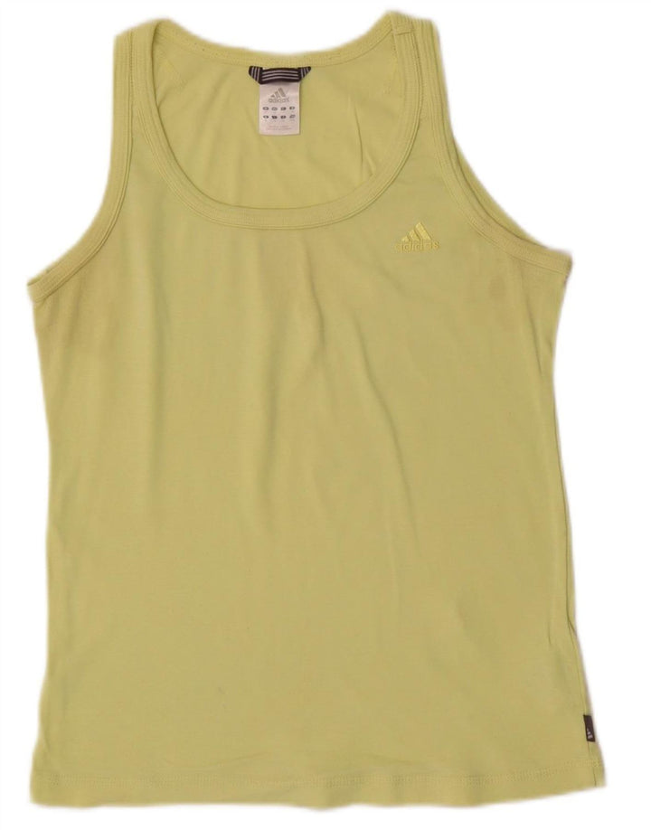 ADIDAS Damevest Top UK 14 Medium Grøn Bomuld