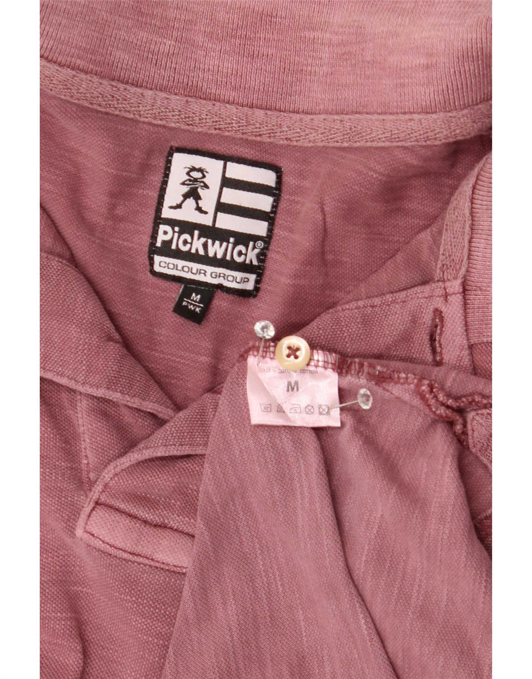 Pickwick herre poloshirt Medium Pink Bomuld