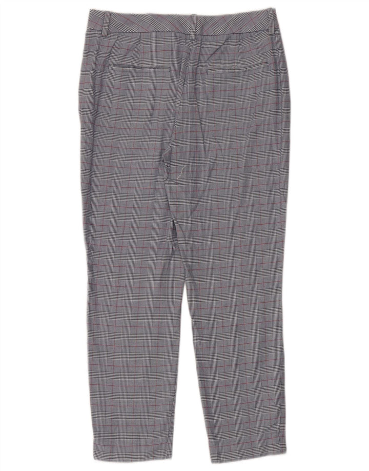 Massimo Dutti Chinobukser til kvinder EU 38 Small W30 L26 Blue Houndstooth