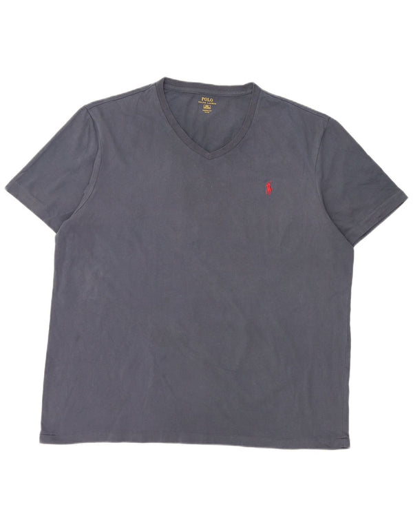 Polo Ralph Lauren Herre Custom Fit T-Shirt Top 2XL Navy Blue