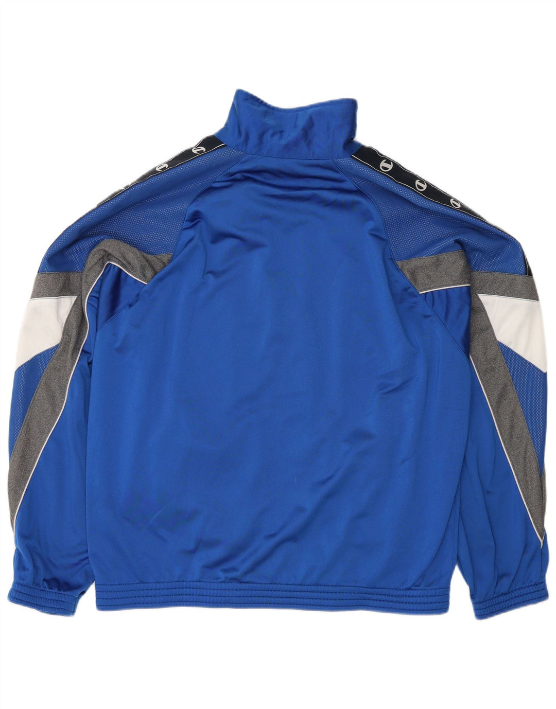 Champion Herre grafisk træningsdragt Topjakke Stor Blå Colourblock Polyester