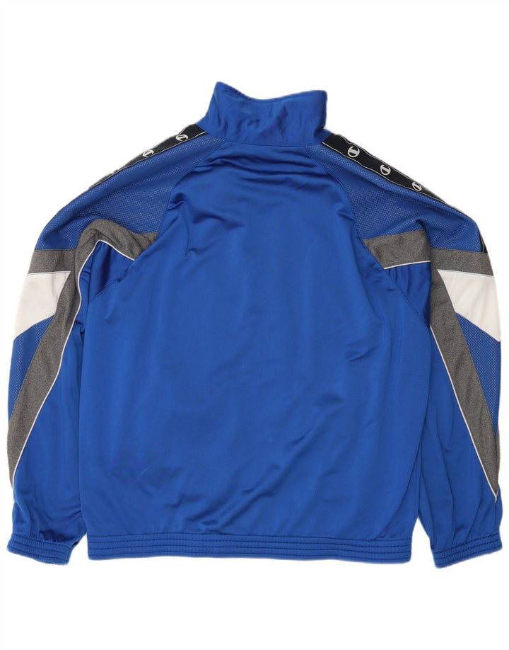 Champion Herre grafisk træningsdragt Topjakke Stor Blå Colourblock Polyester