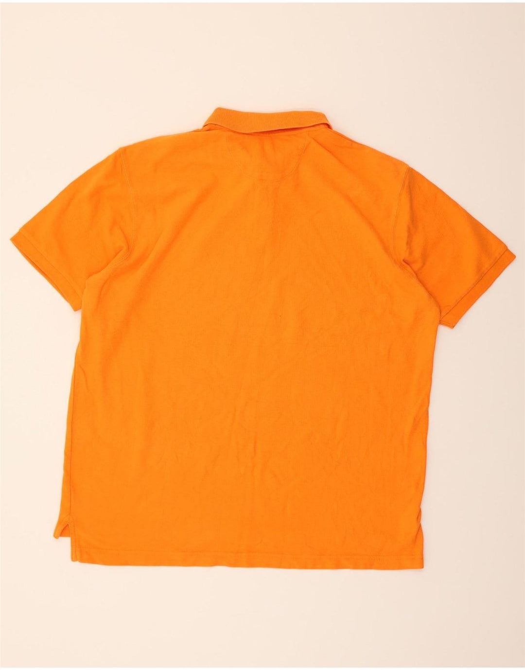 CHAPS Mens Polo Shirt 2XL Orange Cotton Vintage Chaps and Second-Hand Chaps from Messina Hembry 