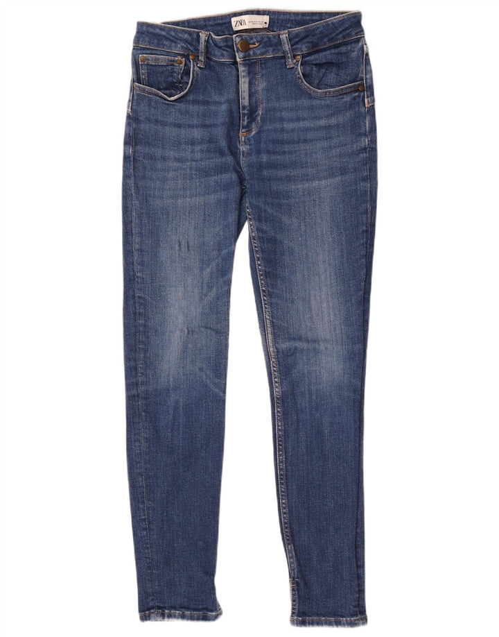 Zara Dame Skinny Jeans EU 40 Medium W30 L29 Blå