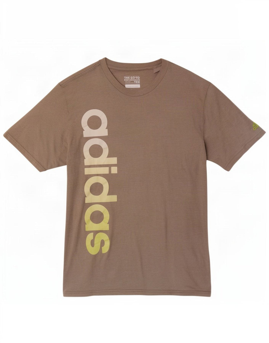 Adidas Herre grafisk T-shirt Top Stor brun polyester