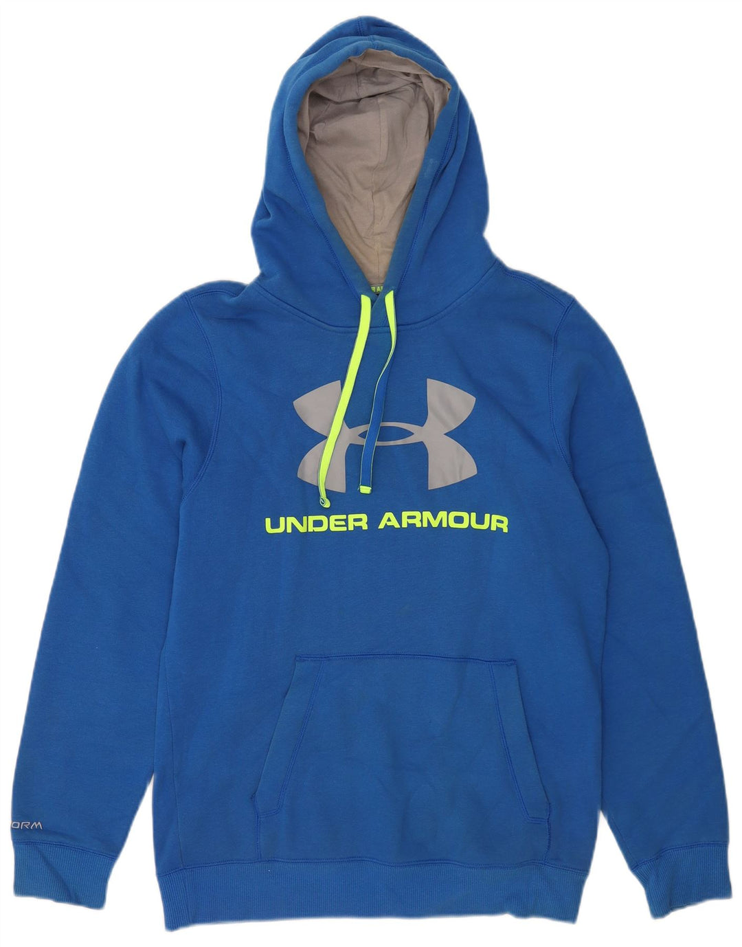 Under Armour Herre grafisk hættetrøje, lille blå bomuld