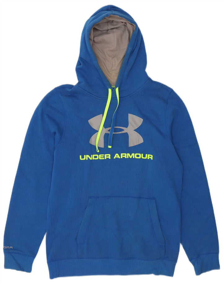 Under Armour Herre grafisk hættetrøje, lille blå bomuld