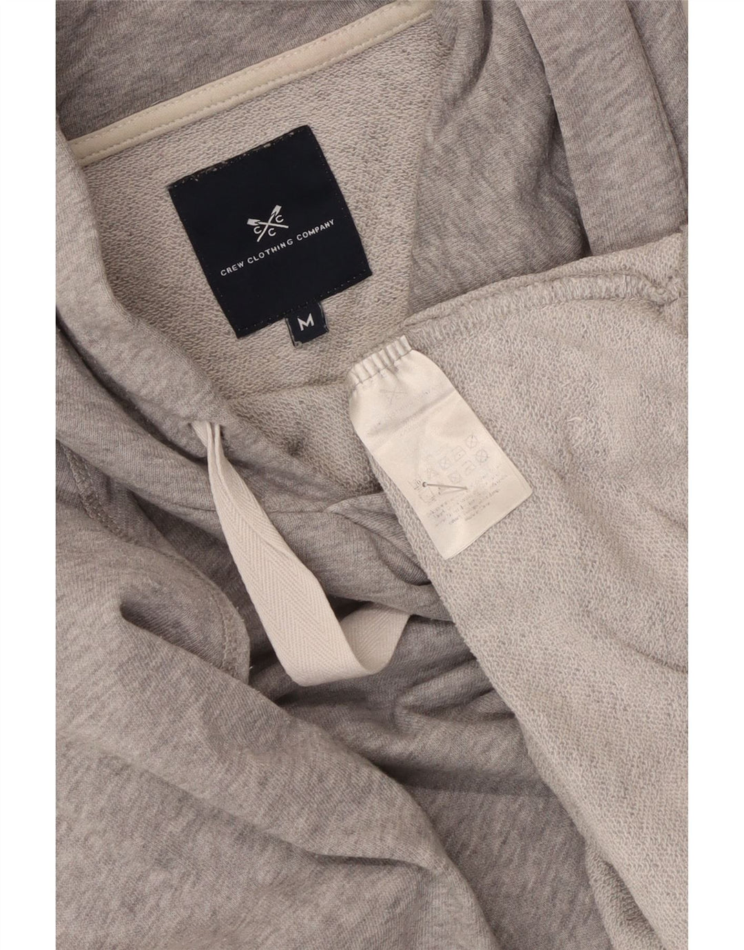 Crew Clothing Herre hættetrøje Jumper Medium Grey Flecked Bomuld