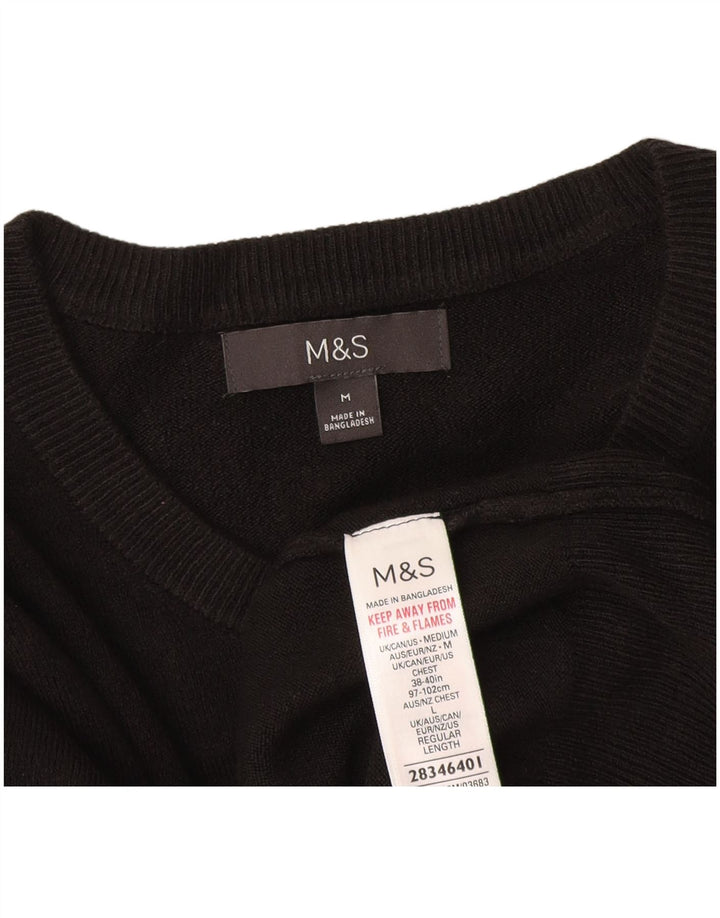 Marks & Spencer Herre sweater med rund hals, UK 38/40 Mellemgrå Akryl