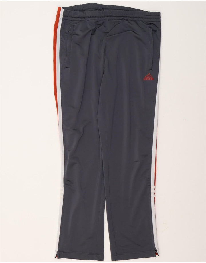 Adidas Træningsdragtsbukser til mænd UK 38/40 Medium Grey Colourblock Polyester