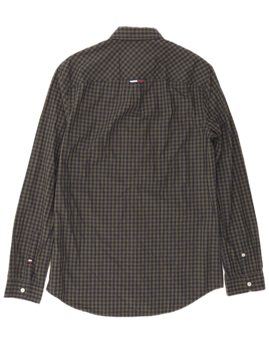 Tommy Hilfiger Herre Regular Fit skjorte Lille marineblå Gingham bomuld