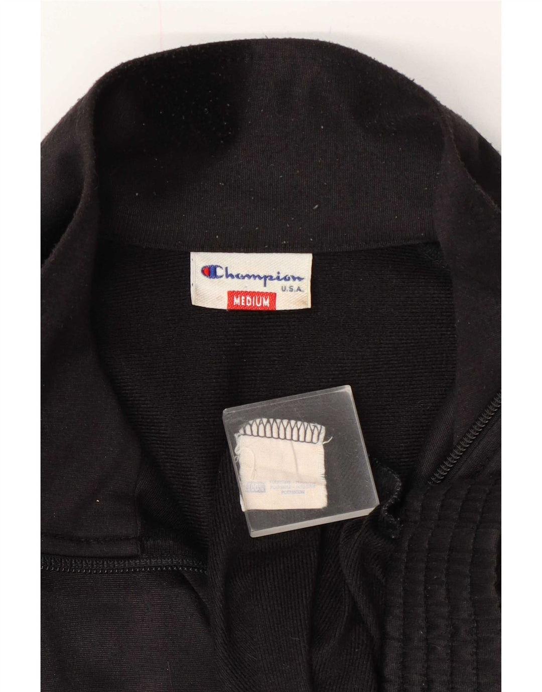 Champion Herre grafisk træningsdragt Topjakke Medium Sort Colourblock