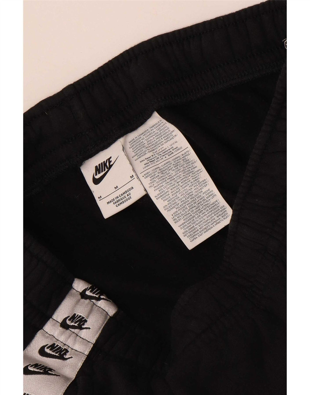 Nike Herre grafisk træningsdragt Bukser Joggers Medium Sort Colourblock