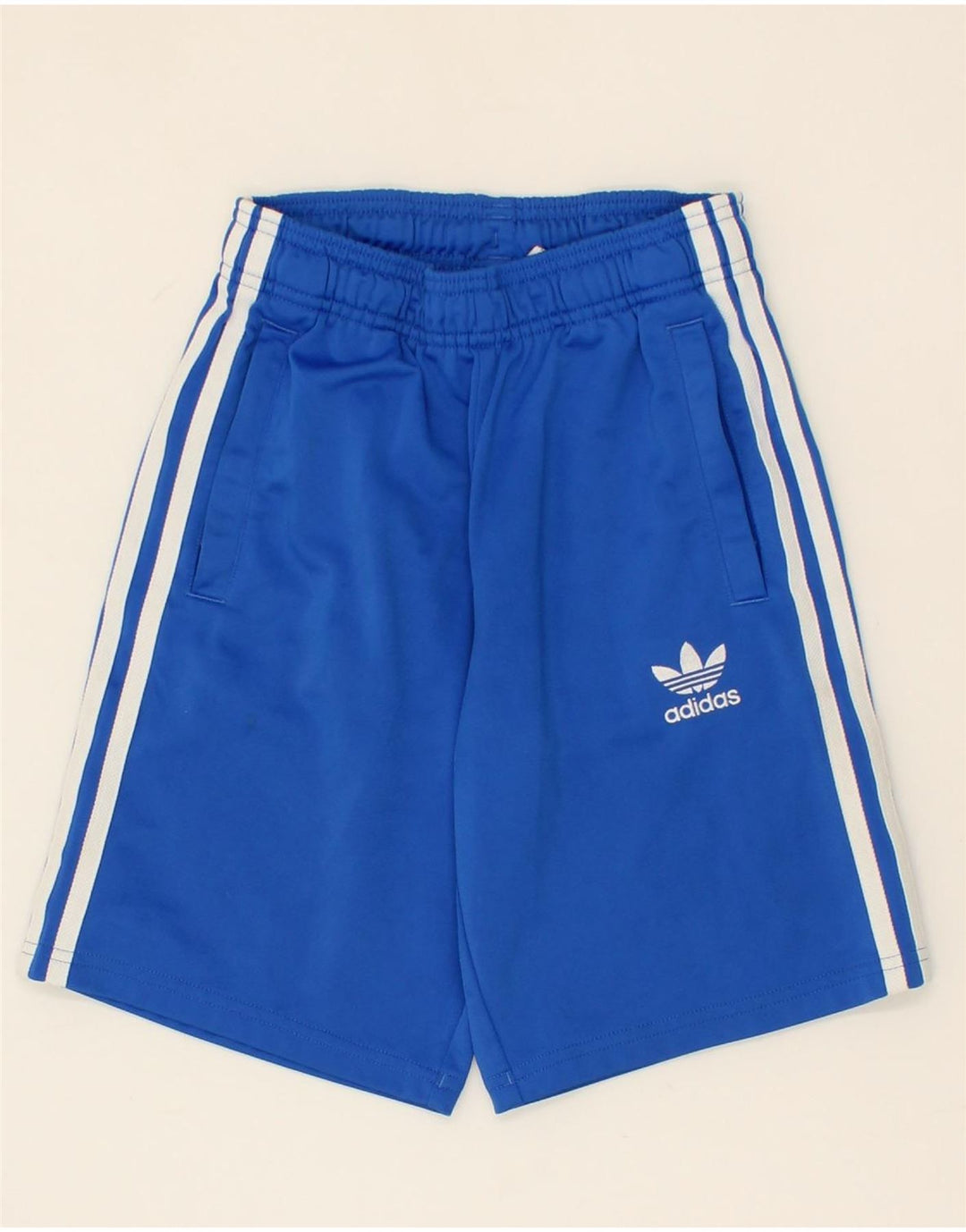 ADIDAS Boys Sport Shorts 9-10 Years Blue Polyester Vintage Adidas and Second-Hand Adidas from Messina Hembry 