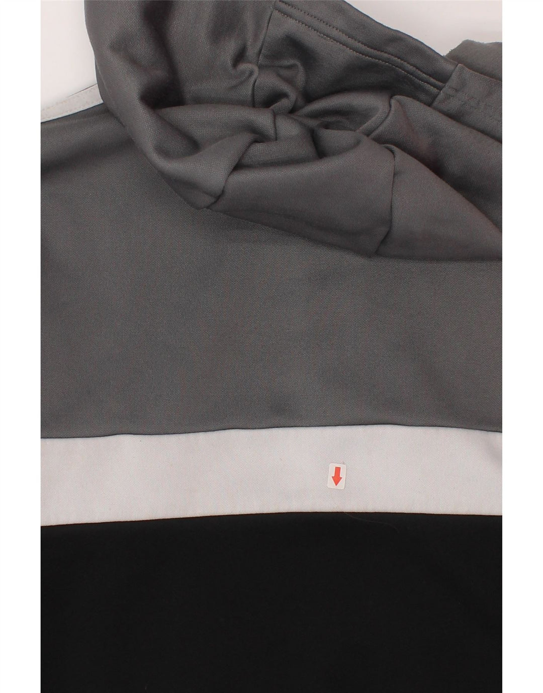 Adidas Boys Hoodie Jumper 9-10 år Grå Colourblock Polyester