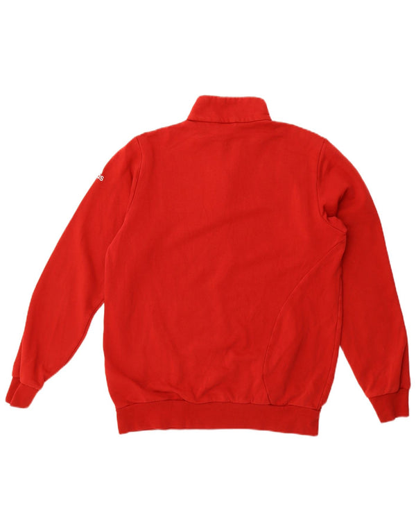 Adidas Boys AC Milan Sweatshirt med lynlås 15-16 år Rød Bomuld