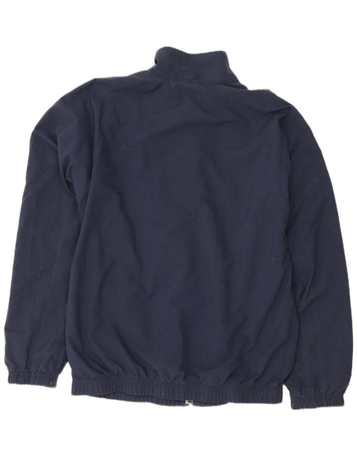 Nike Træningsdragt til mænd, topjakke UK 38/40 Medium Navy Blue Polyester