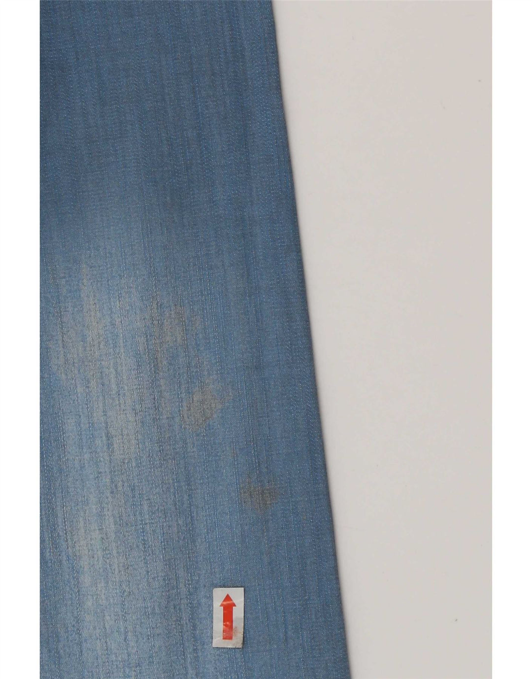 Vintage denimskjorte til mænd, stor blå bomuld
