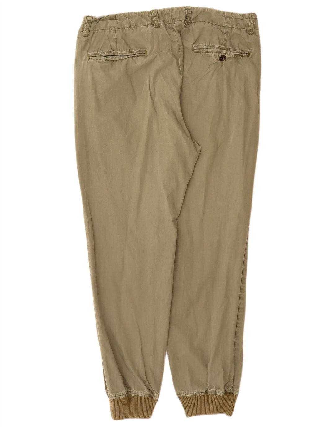 J. CREW Joggers til mænd Chinobukser W32 L27 Khaki Bomuld