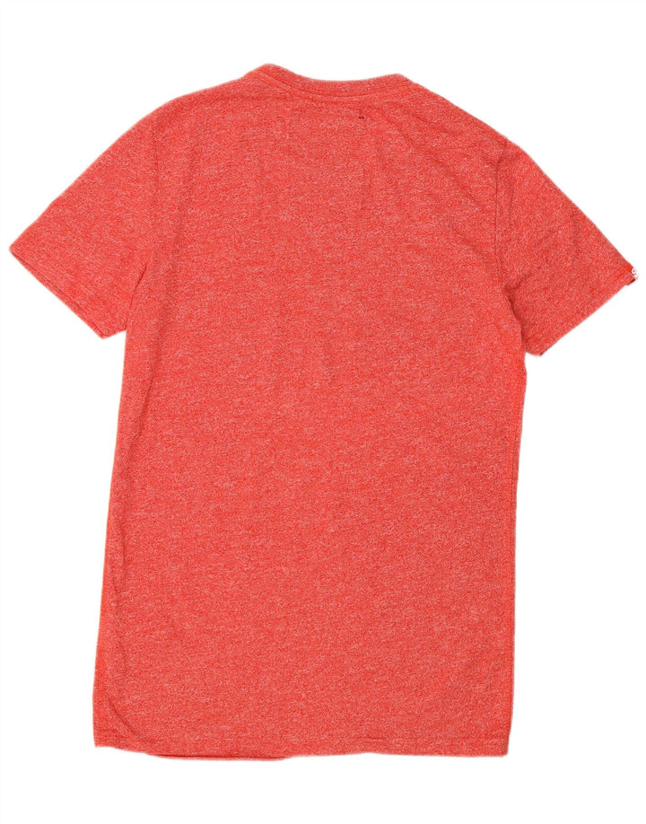 SUPERDRY Herre grafisk T-shirt Top Lille rød bomuld