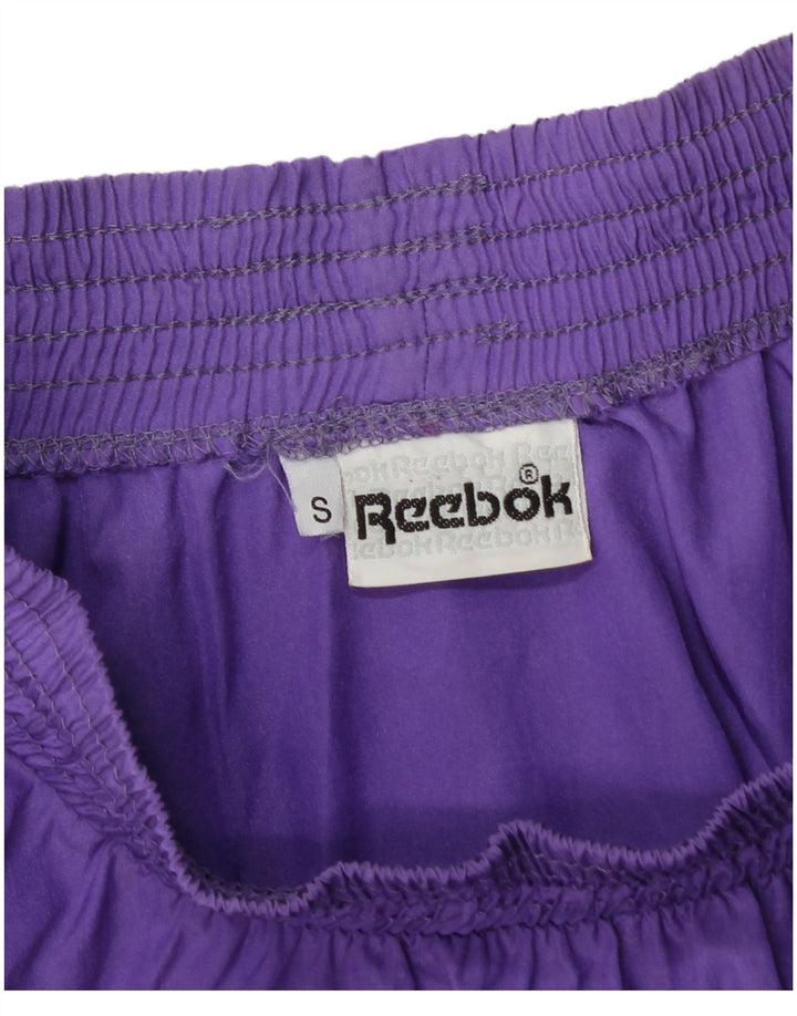 Reebok Dame Mini Circle Skirt Small W26 Purple Polyamide