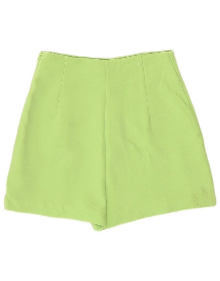 Zara Womens High Waist Skort UK 8 Small Green