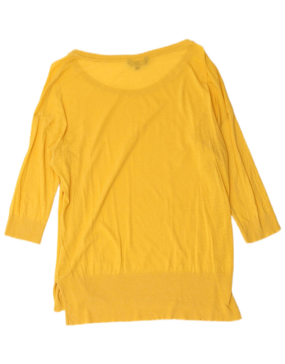 Massimo Dutti Dame Top 3/4 ærmer UK 18 XL Gul