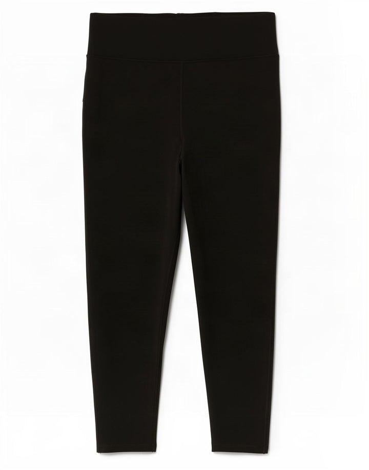 Marks & Spencer Womens Crop Leggings UK 22 3XL Sort Polyester