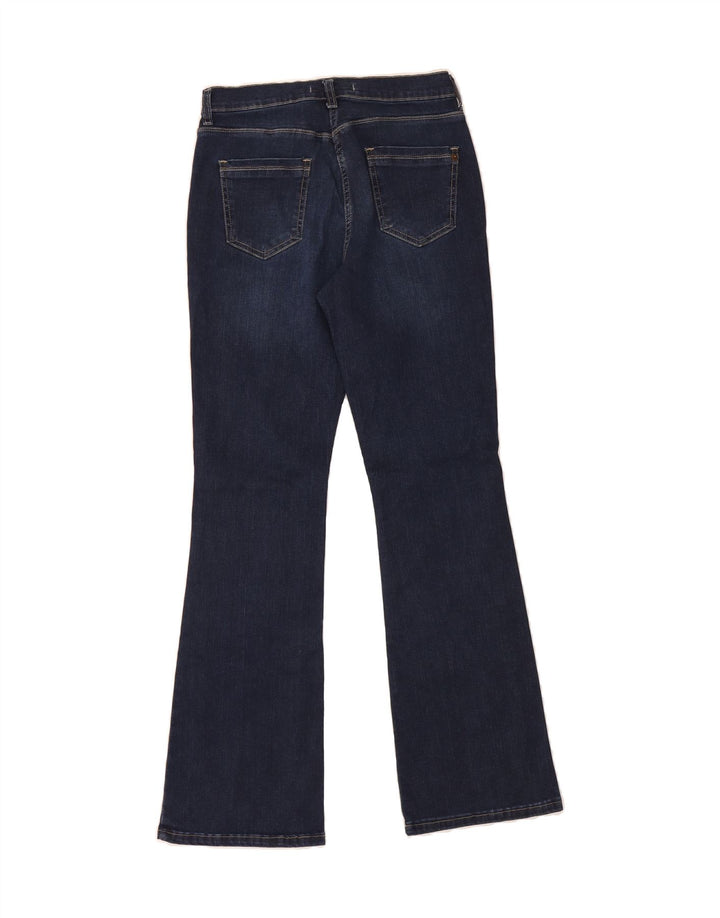 IBER Womens High Rise Bootcut Jeans IT 42 Medium W26 L30 Navy Blue Vintage Iber and Second-Hand Iber from Messina Hembry 