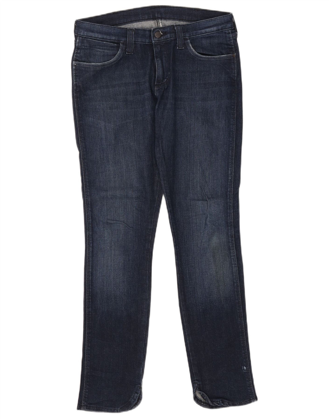 Wrangler Dame Stokes Slim Jeans W30 L32 Marineblå Bomuld
