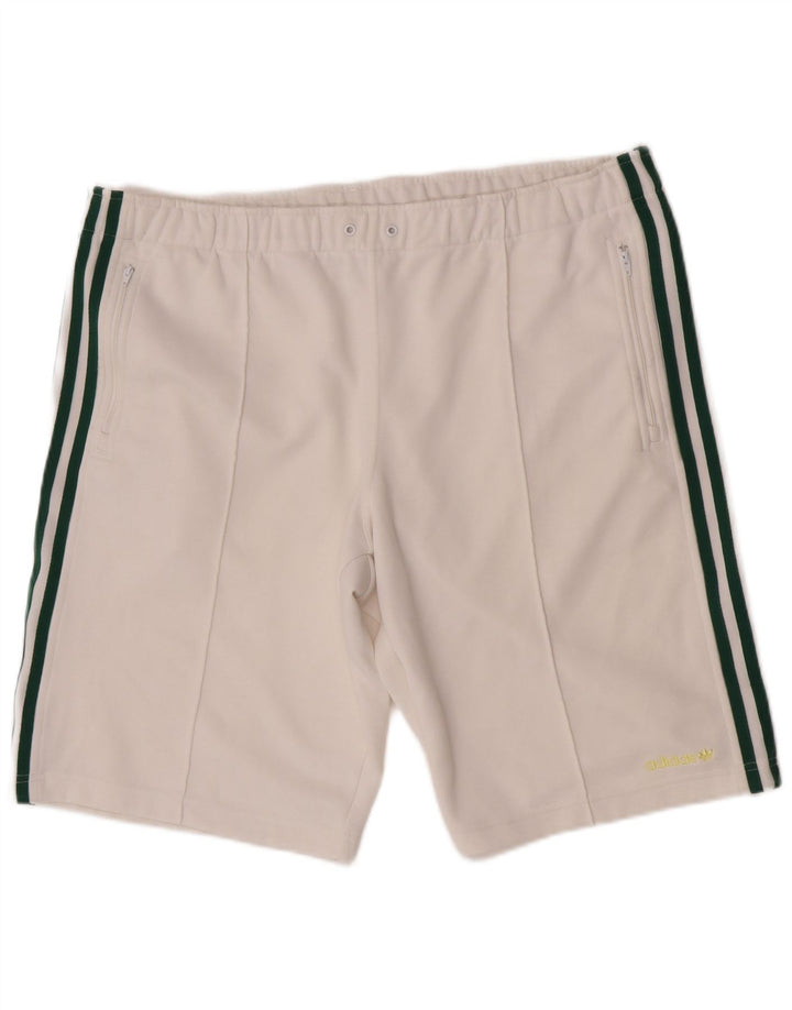 Adidas Sportsshorts til mænd store hvide polyester