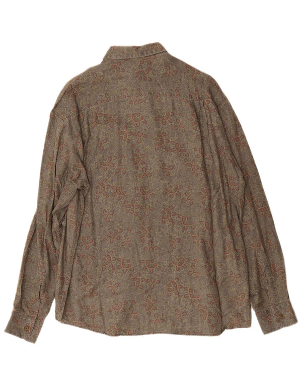 Rodrigo Herreskjorte str. 40 15 1/2 Medium Grey Paisley Viscose