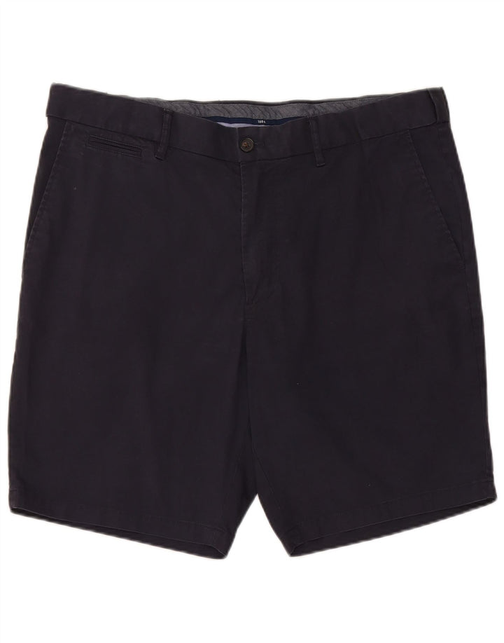 Marks & Spencer Herre Chino Shorts W36 Large Navy Blue Bomuld