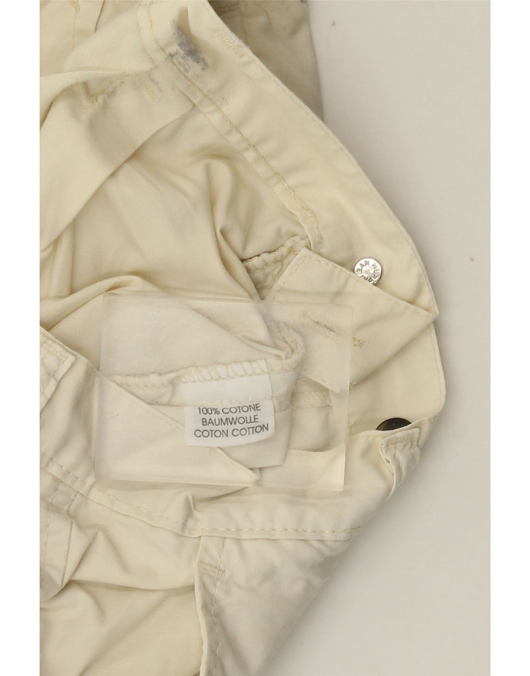 Murphy & Nye Womens Pegged Chino Shorts W30 Medium Beige Bomuld