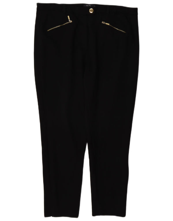 Marks & Spencer Dame The Mia Slim Casual Bukser UK 18 XL W38 L28 Sort
