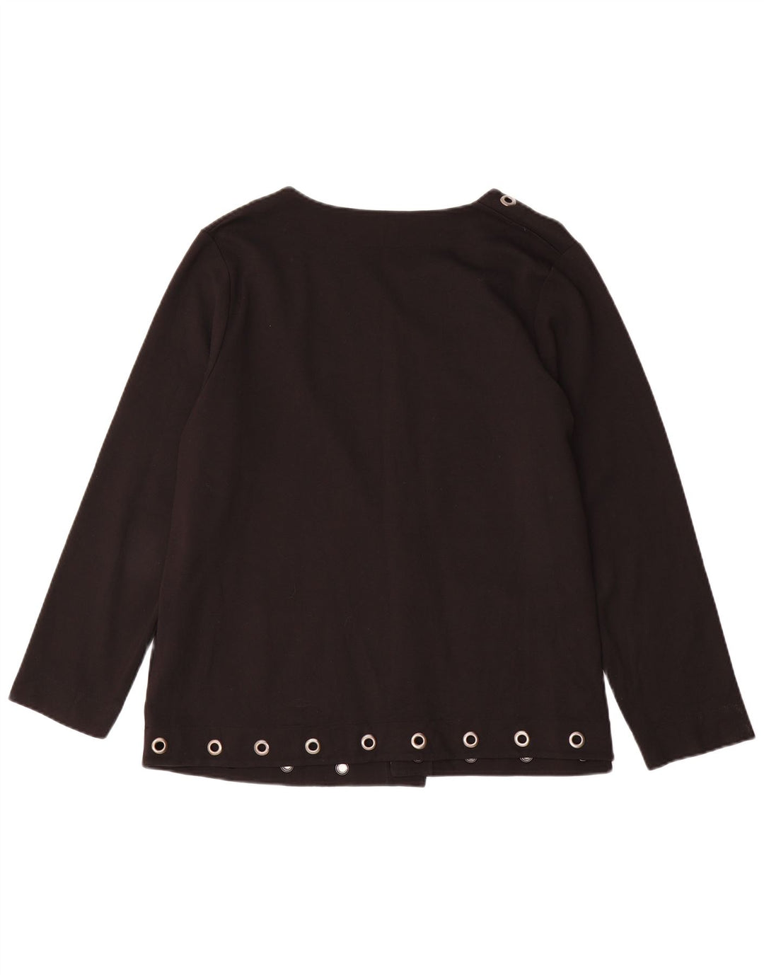 Fiorella Rubino Dame Oversized Open Blazer Jacket UK 14 Medium Black