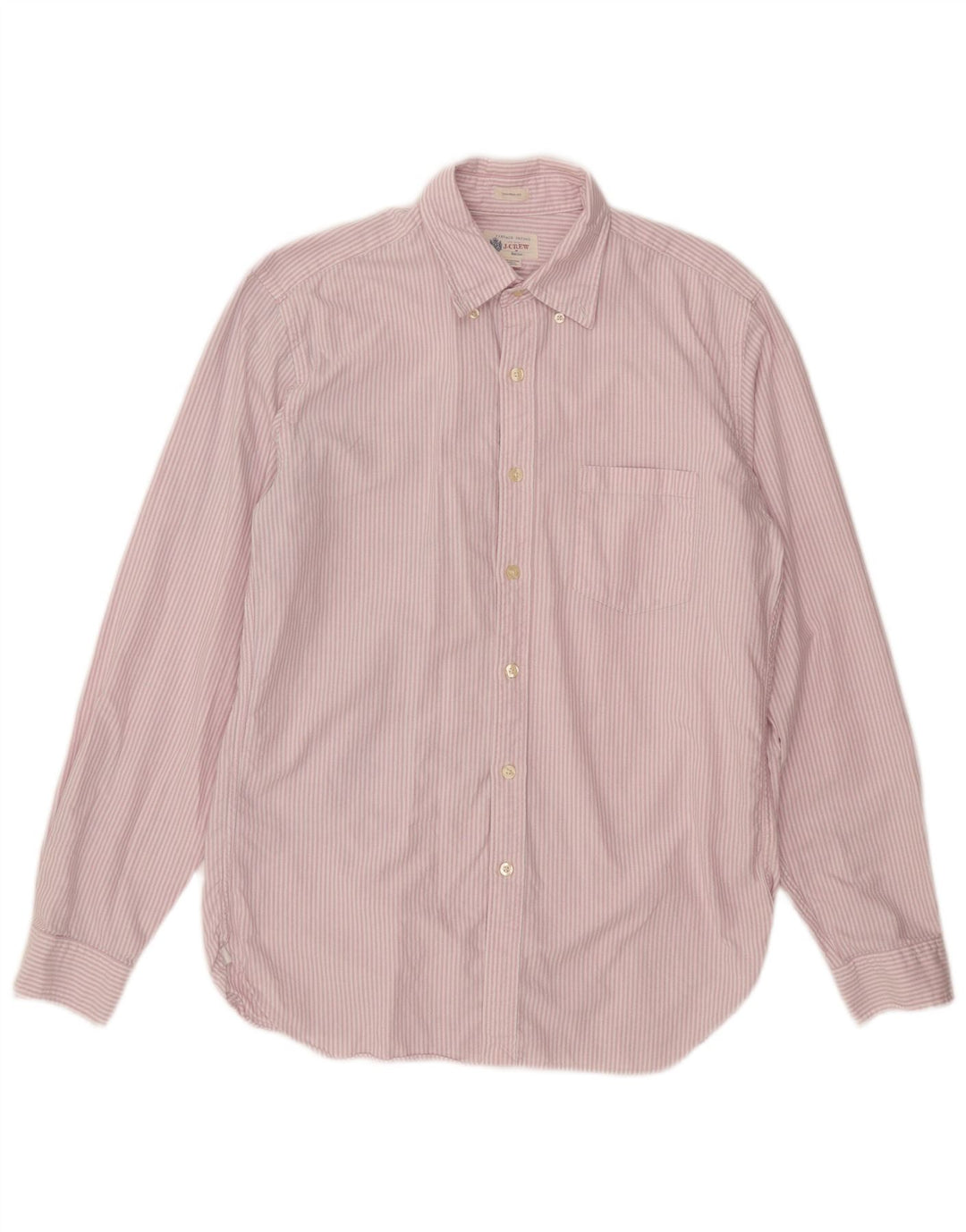 J. Crew Herreskjorte Medium Pink Nålestribet bomuld