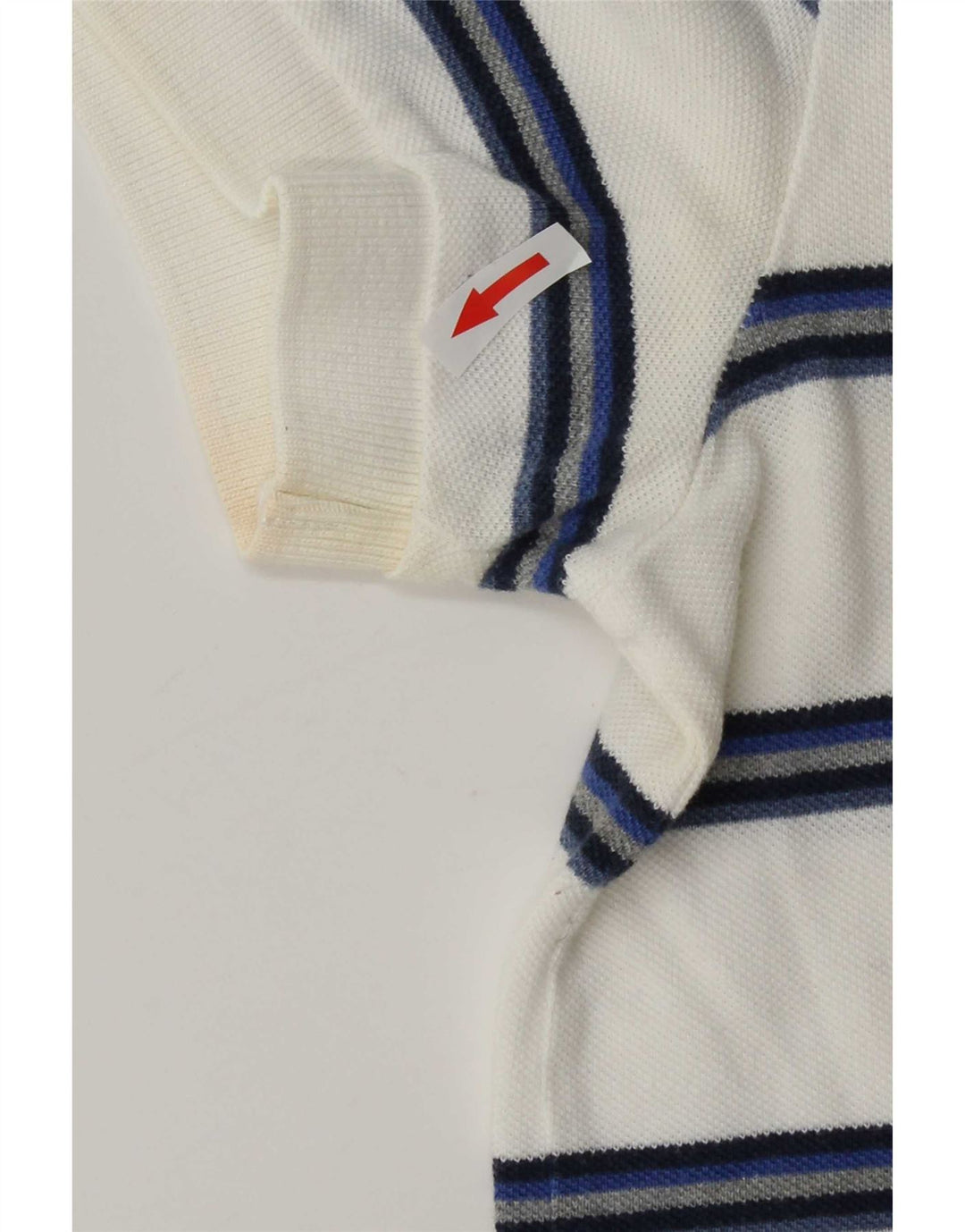 Gap herre poloshirt stor hvid stribet bomuld
