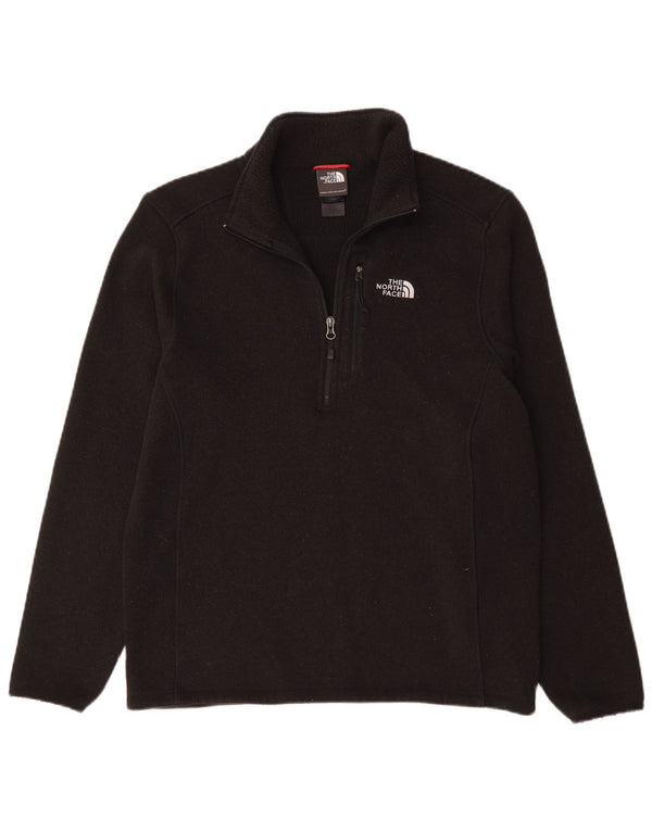 The North Face Herre Zip Neck Jumper Sweater Medium Black