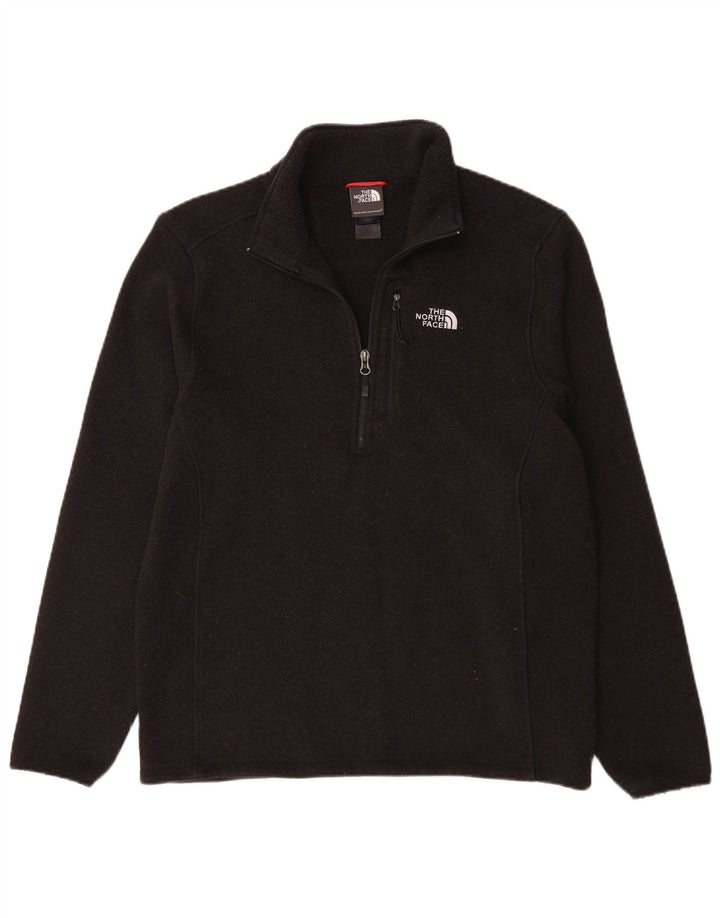 The North Face Herre Zip Neck Jumper Sweater Medium Black