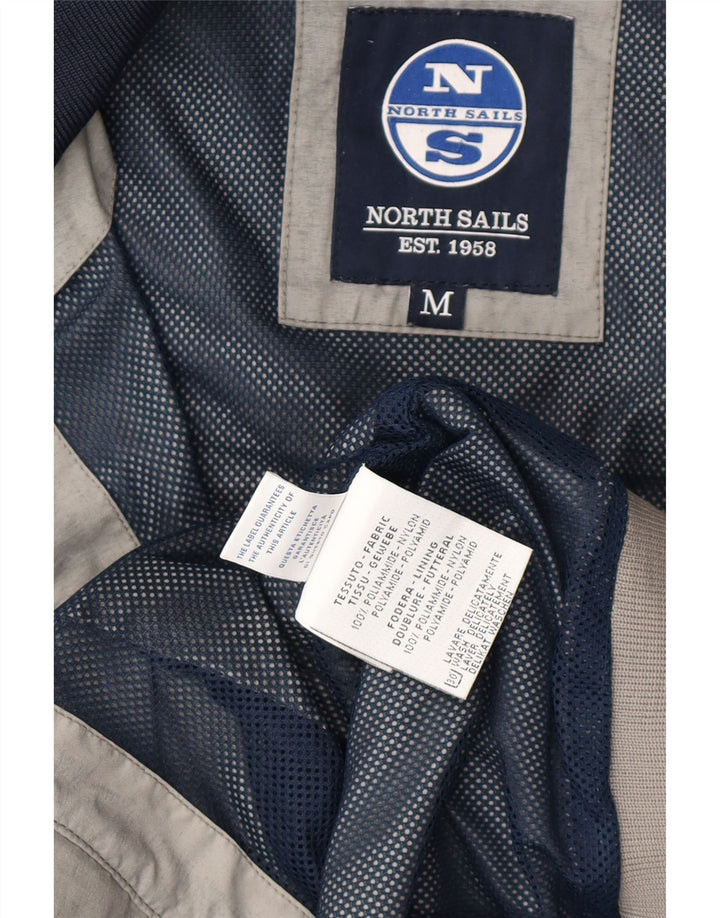 North Sails Herre Bomber Jacket UK 38 Medium Grå Nylon