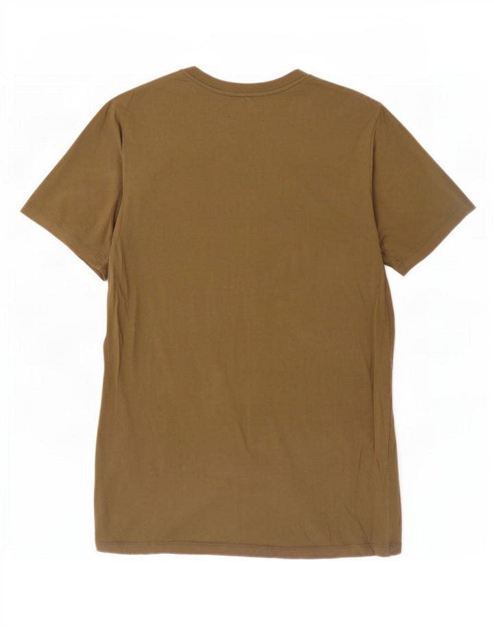 Religion Herre Grafisk T-Shirt Top Lille Khaki Bomuld