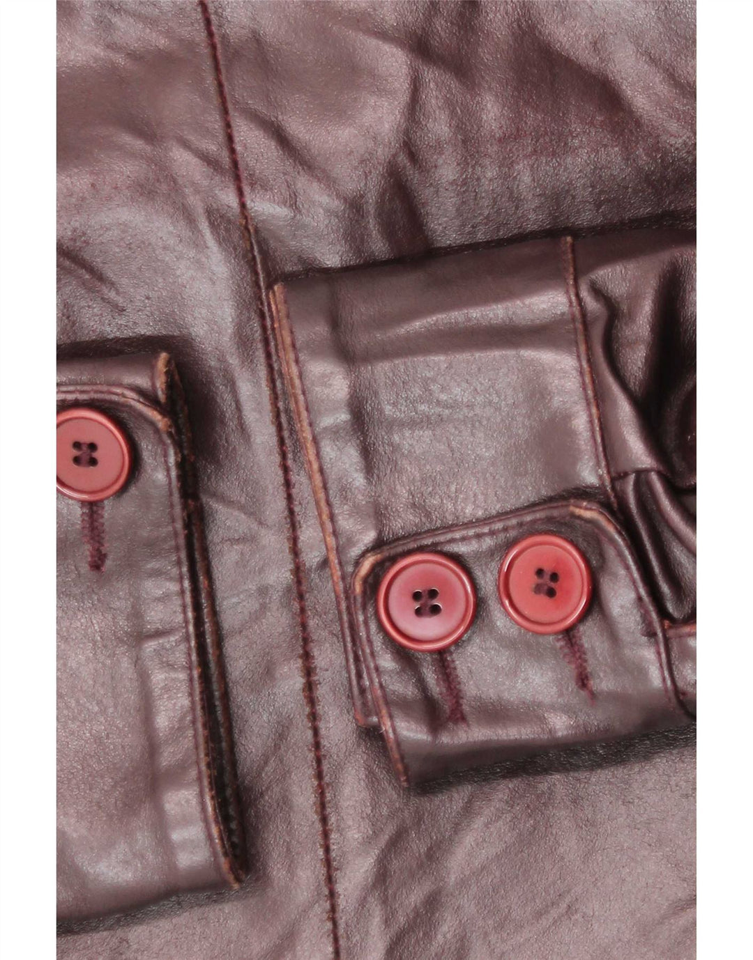 Vintage herre læderjakke UK 42 XL Burgundy