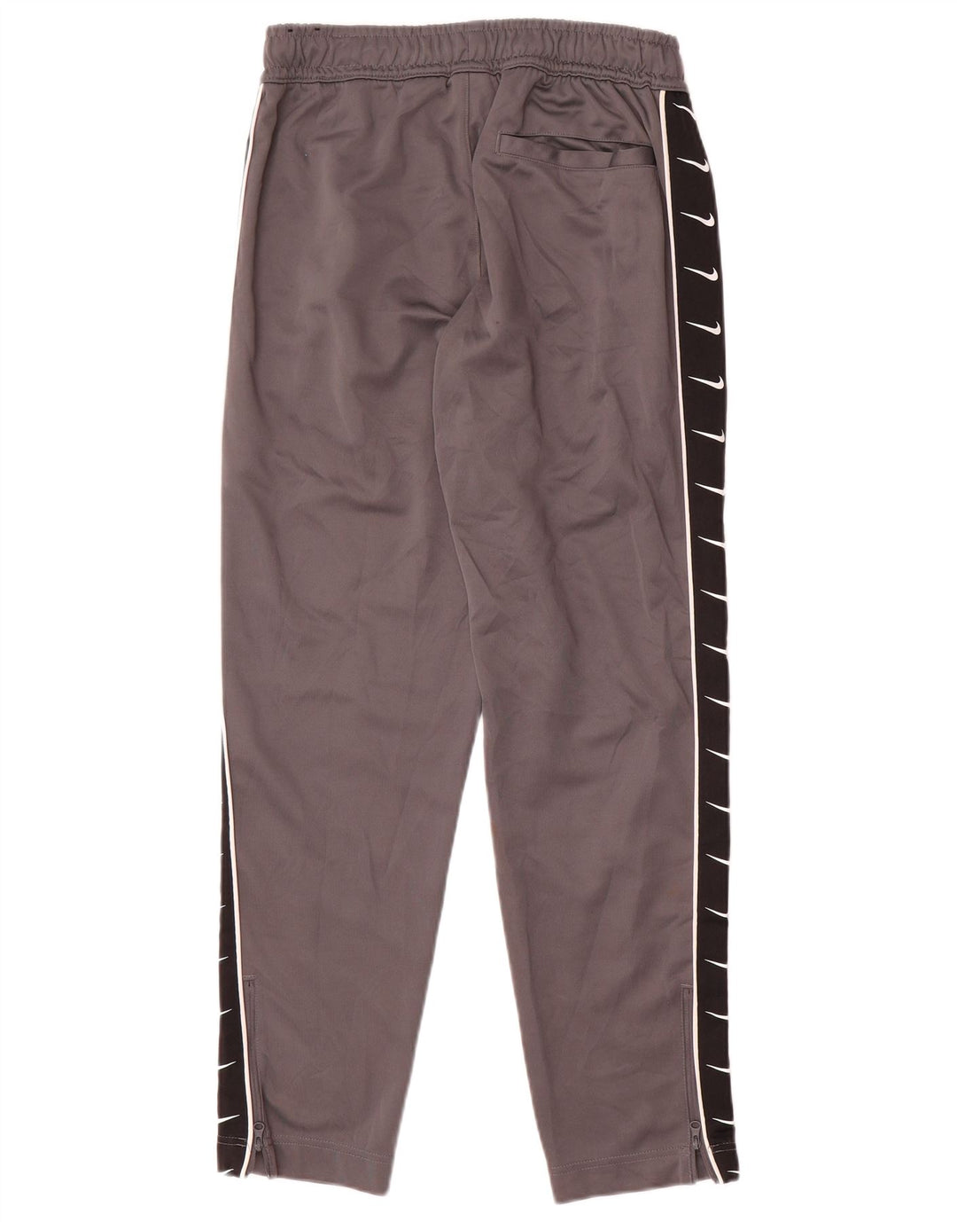 NIKE Mens Graphic Tracksuit Trousers Medium Grey Colourblock Polyester